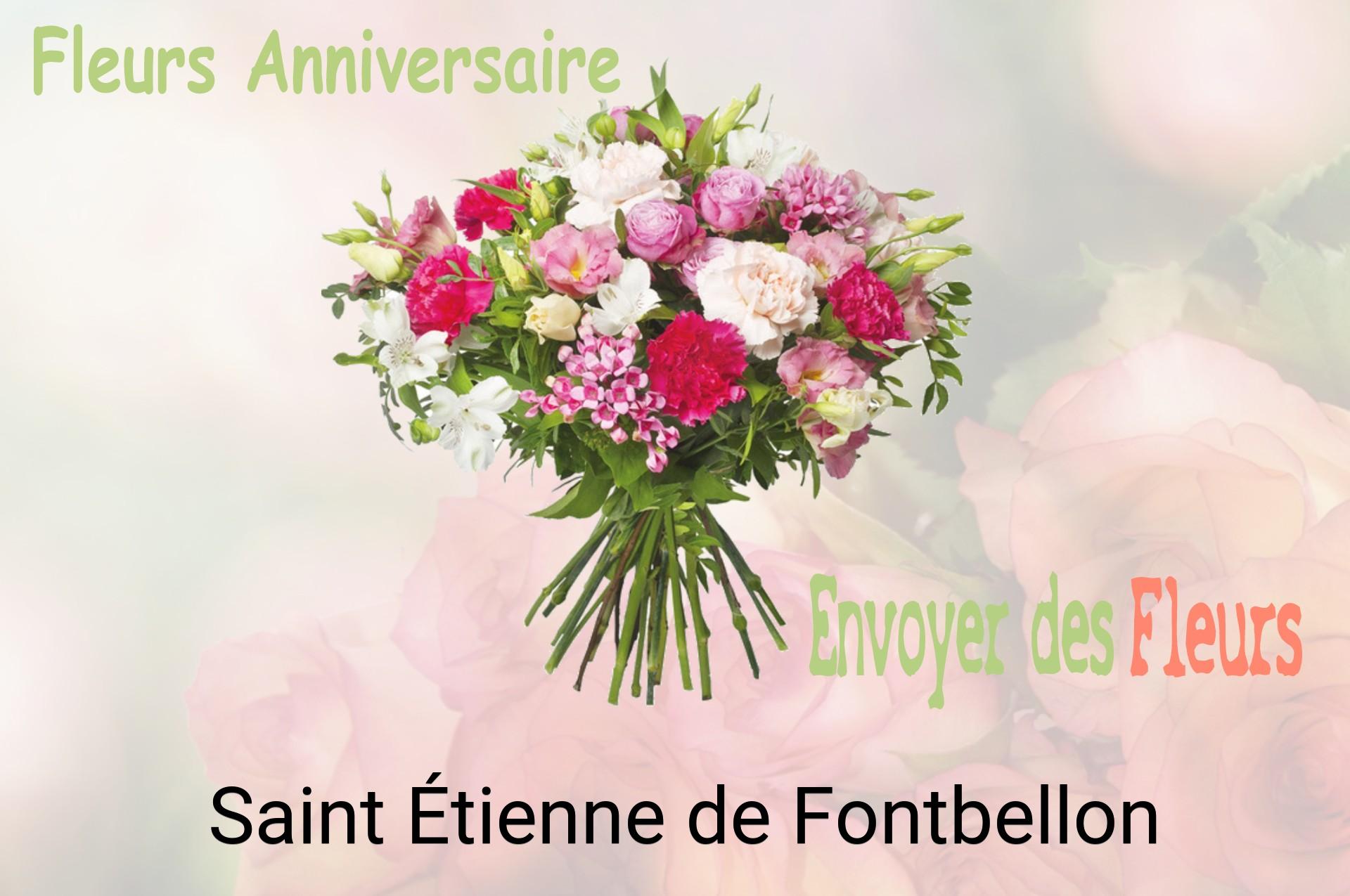 Bouquet de fleurs d’anniversaire livré à Saint-Étienne-de-Fontbellon