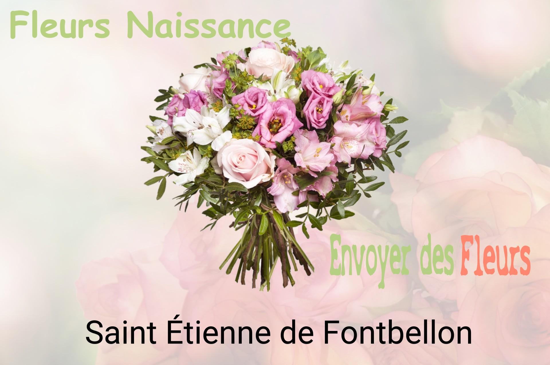 Bouquet de fleurs de naissance livré à Saint-Étienne-de-Fontbellon